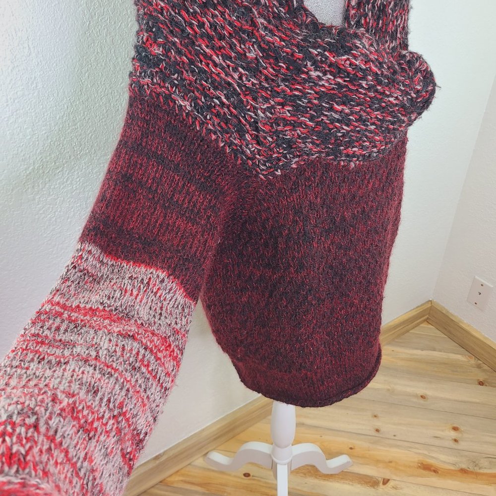 Hand Crafted Wool Cowl Neck Sweater